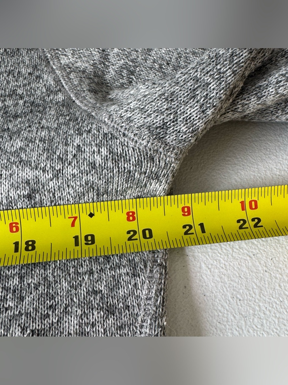 Patagonia Better Sweater 1/4 Zip Fleece Pullover Grey Heather Size L - Picture 10 of 13